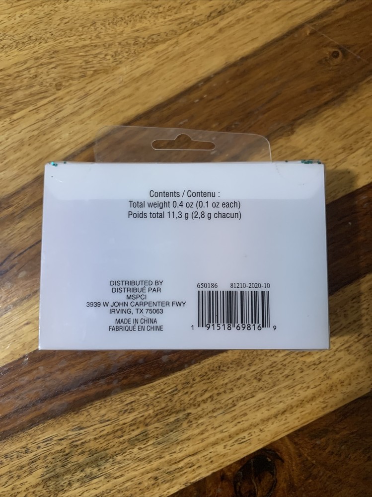 Glitter Recollections 4pc New