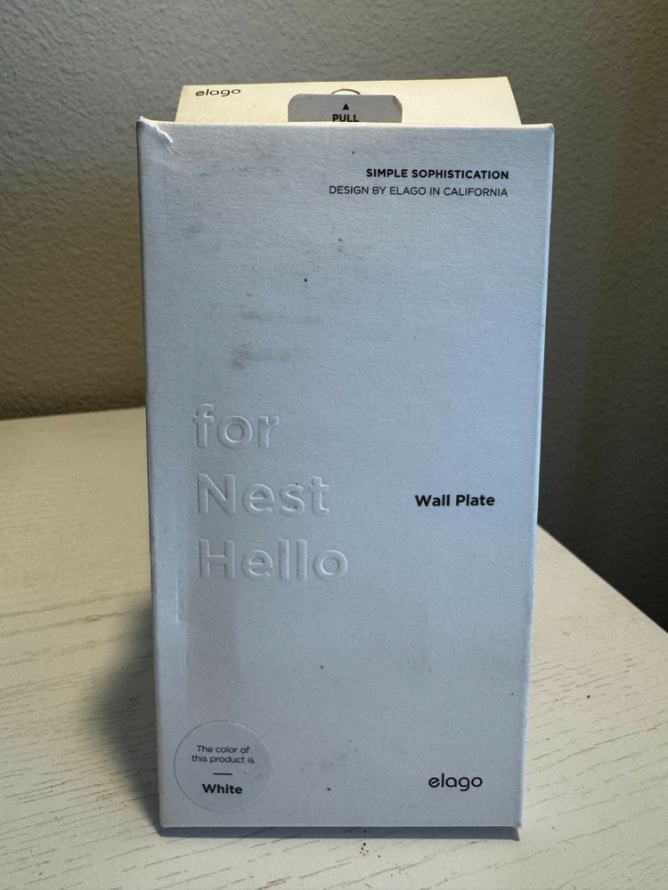 Elago Wall Plate For Google Nest Hello - White
