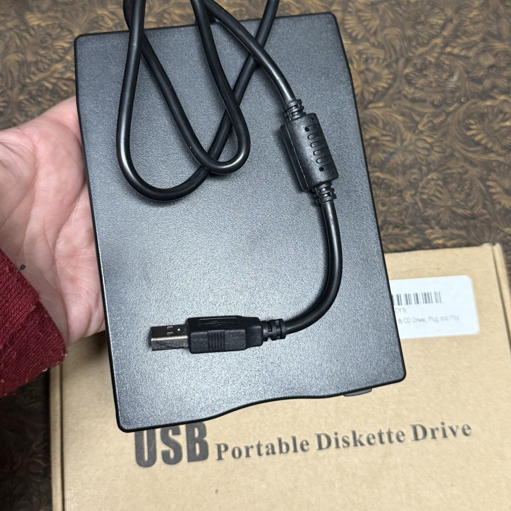 3.5 USB Portable Diskette Drive, Plug and Play
