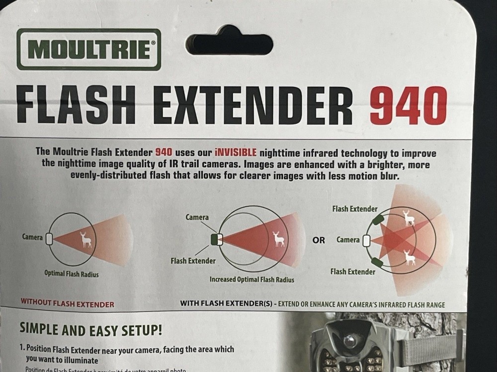Flash Extender 940 Moultrie MCA-13050 NEW READ