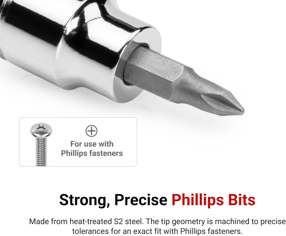 3/8 Inch Drive X #4 Phillips Bit Socket | SHB11204