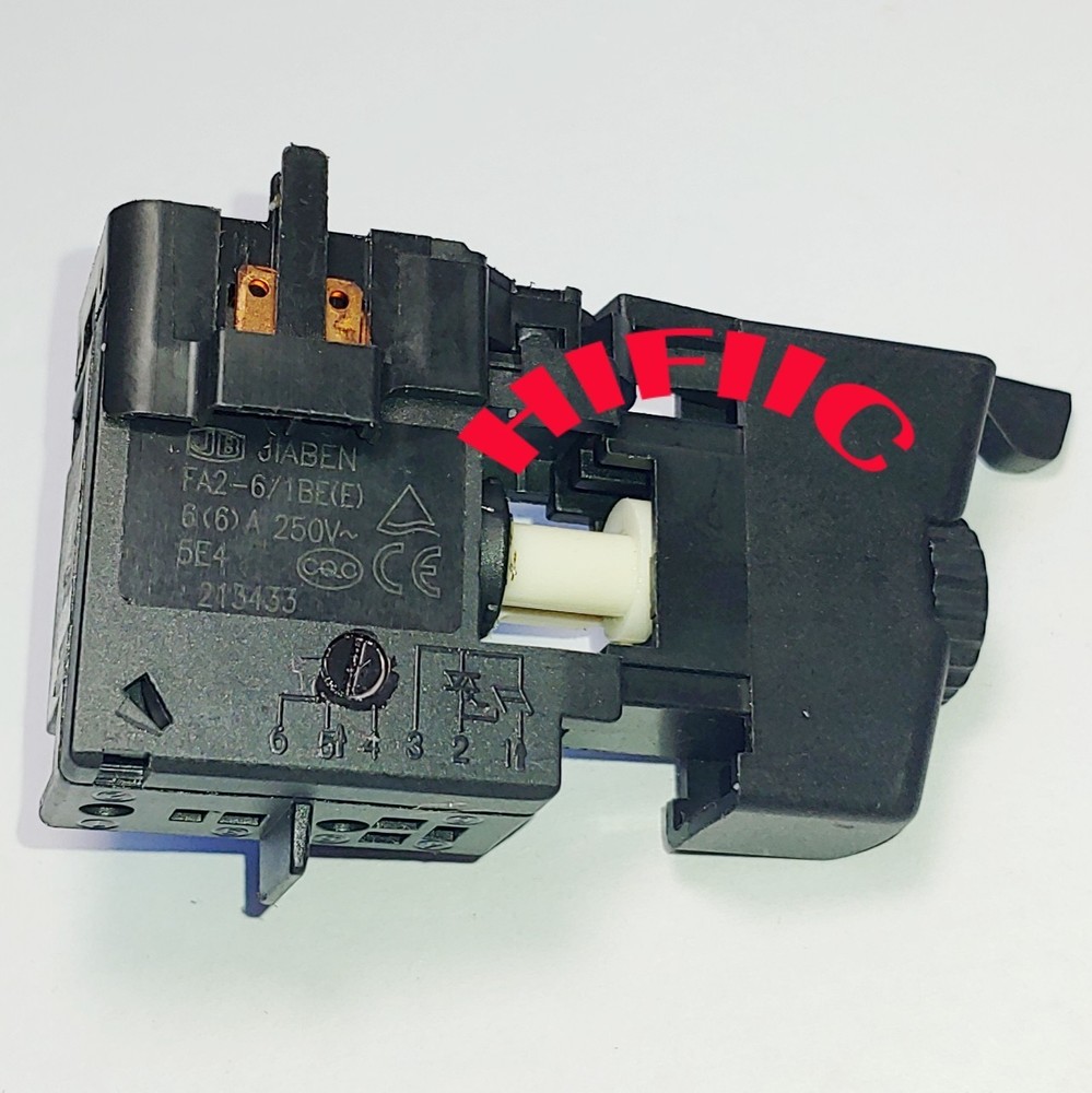 1PCS JIABEN FA2-6/1BE(E) Speed Controller Trigger Switch 6(6)A 250VAC 5E4 213433