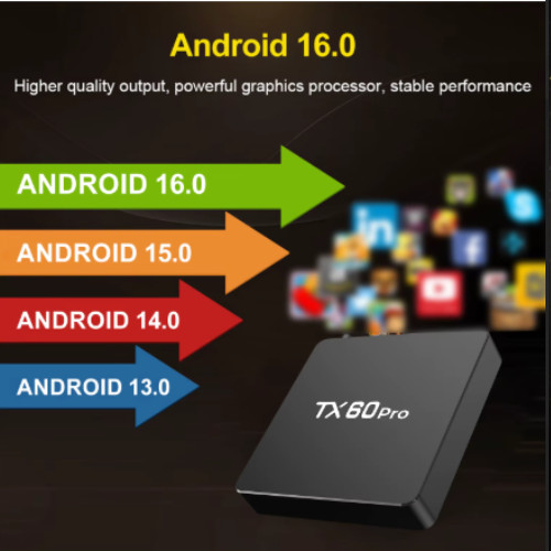 Velec Smart TV Box Android 16 16+256GB 4K Video Decoding High-End Streaming