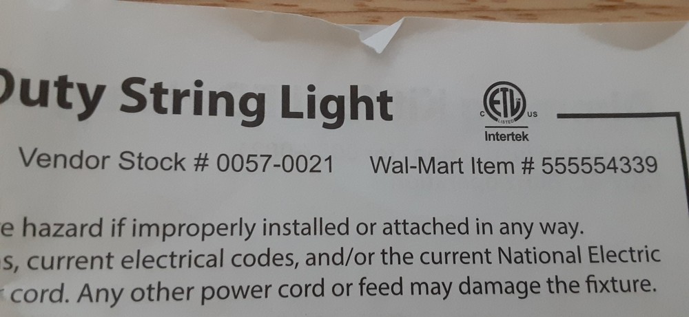LED CAFE LIGHTS Dimmer Remote Control Kit USED TESTED WORKING
