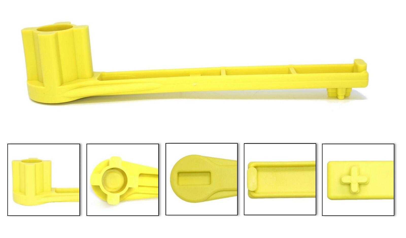 4-IN-1 Bung Drum Wrench 55-30-15 Gallon Water Barrel Nut Cap Plug Pick a Color