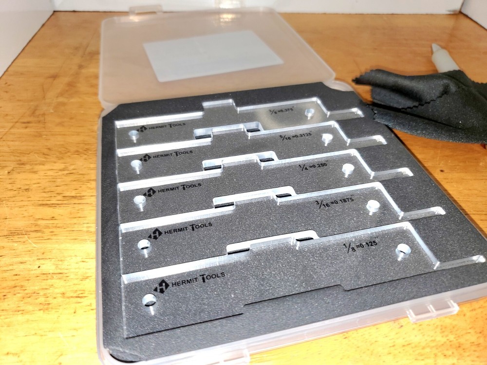 Hermit Tools Precision Router Table Set Up Bars