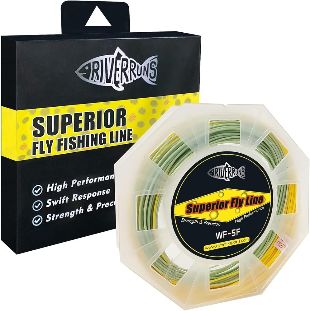 Fly Fishing Floating Line with Welded Loop Weight Forward Fly