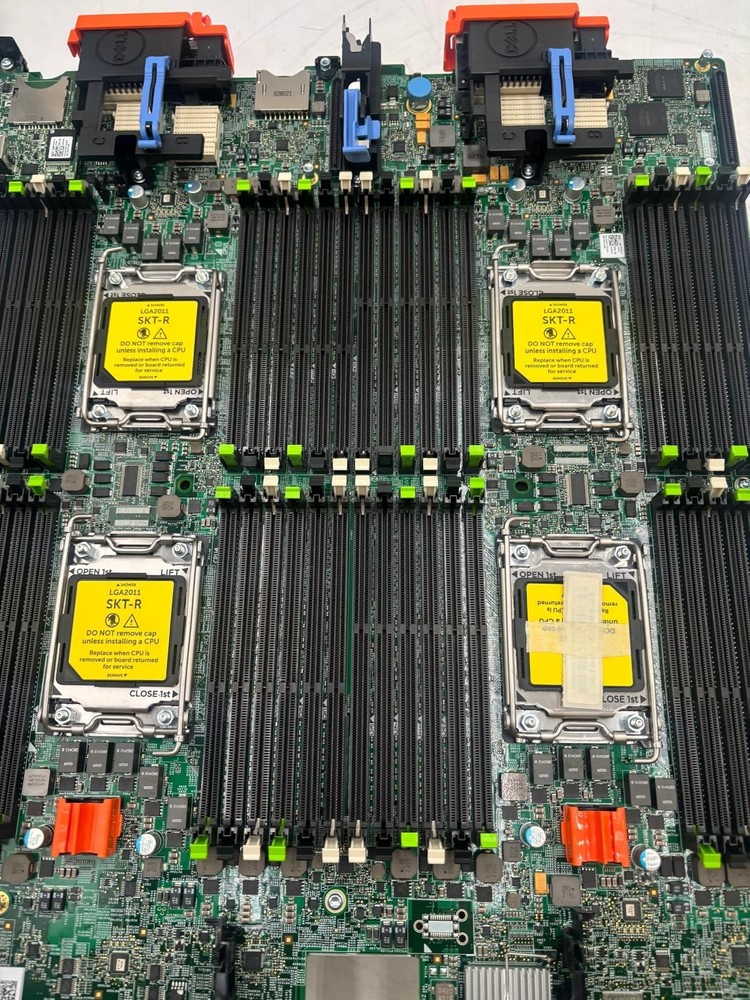 Dell 34PY5 - 4 Socket CPU PowerEdge M820 Blade Server Board w/Riser Card 04X5X5