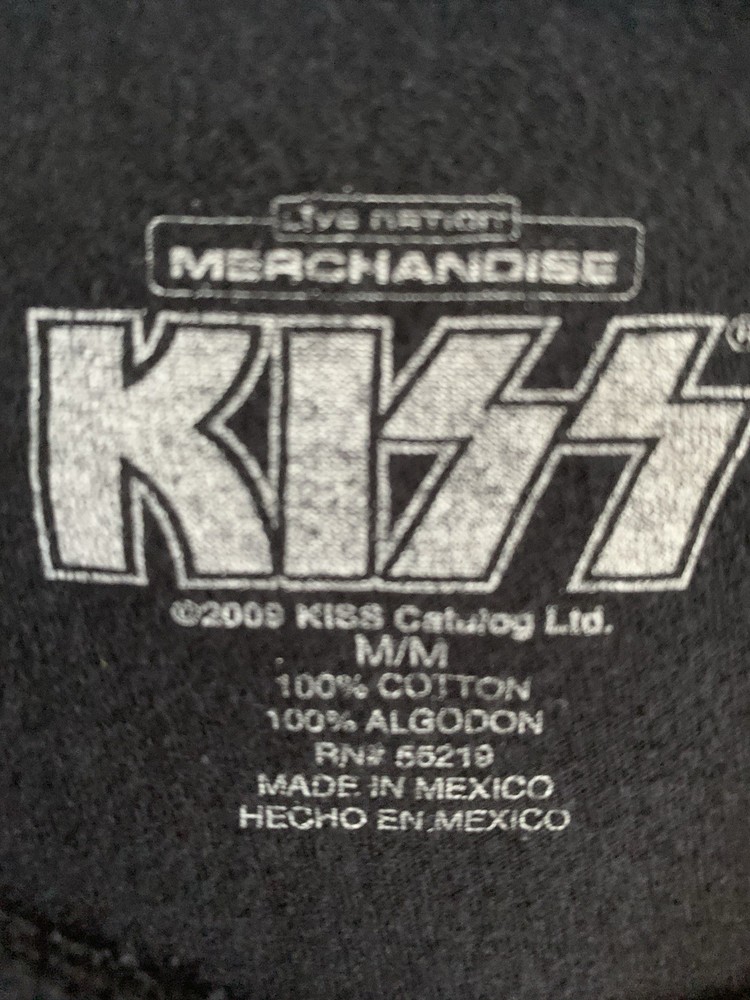 KISS BAND shirt 2009