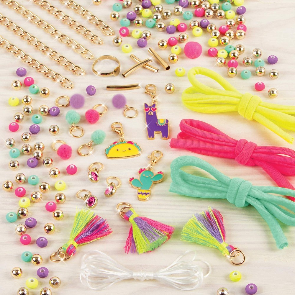 Make It Real: Neo-Brite Chains & Charms Kit - Create 10 Unique zzzz-s, Multi