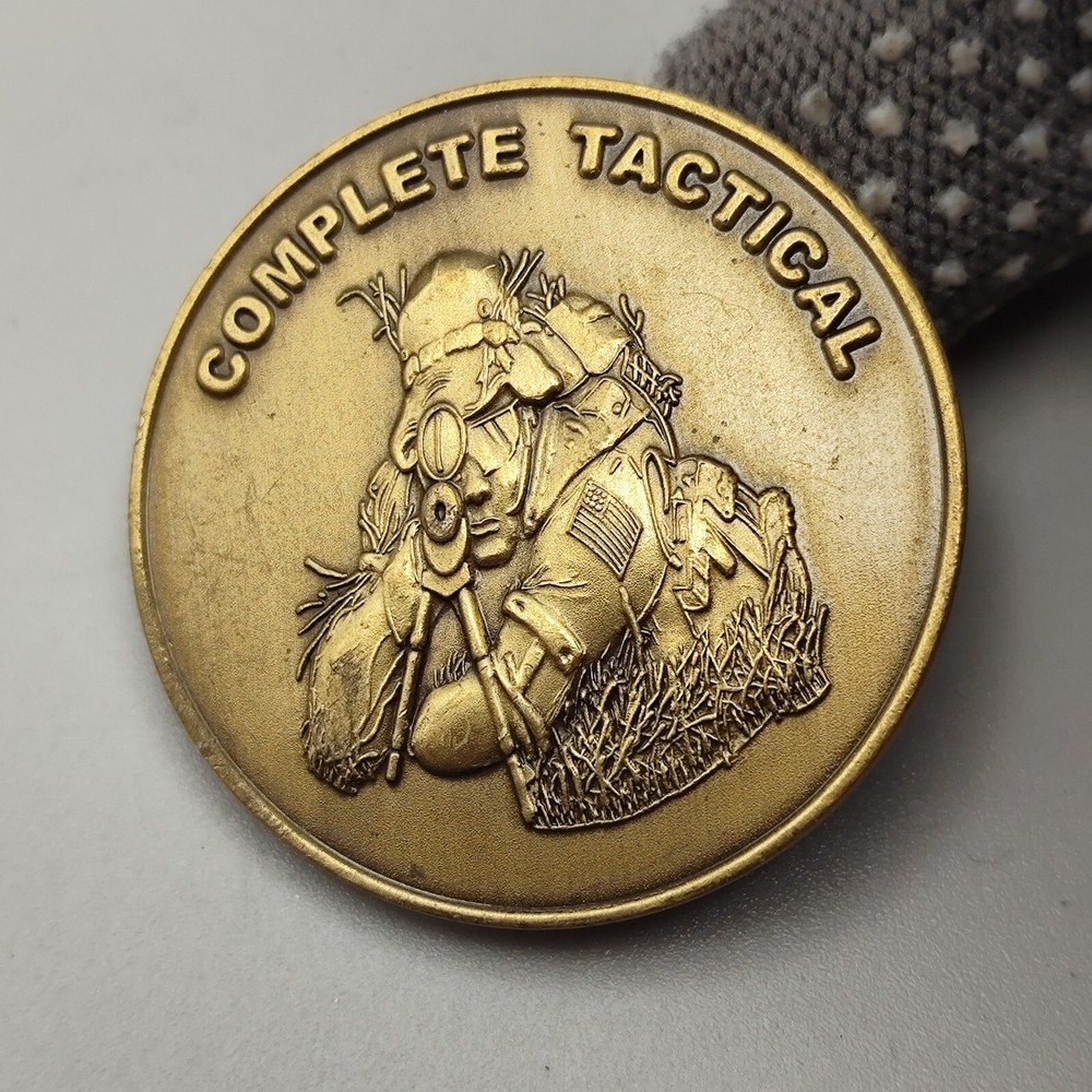 Fear Ends Here Dedication Precision Discipline Challenge Coin