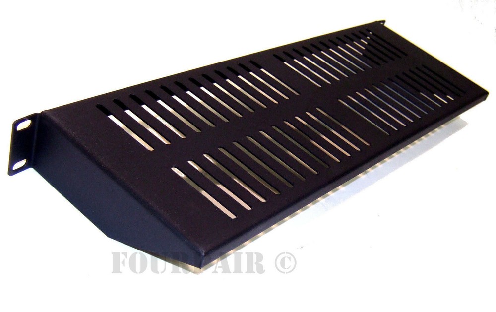 5 Pack - 1 Space Vented Cantilever Relay Rack Mount Server Shelf 19" 1U 8" Deep
