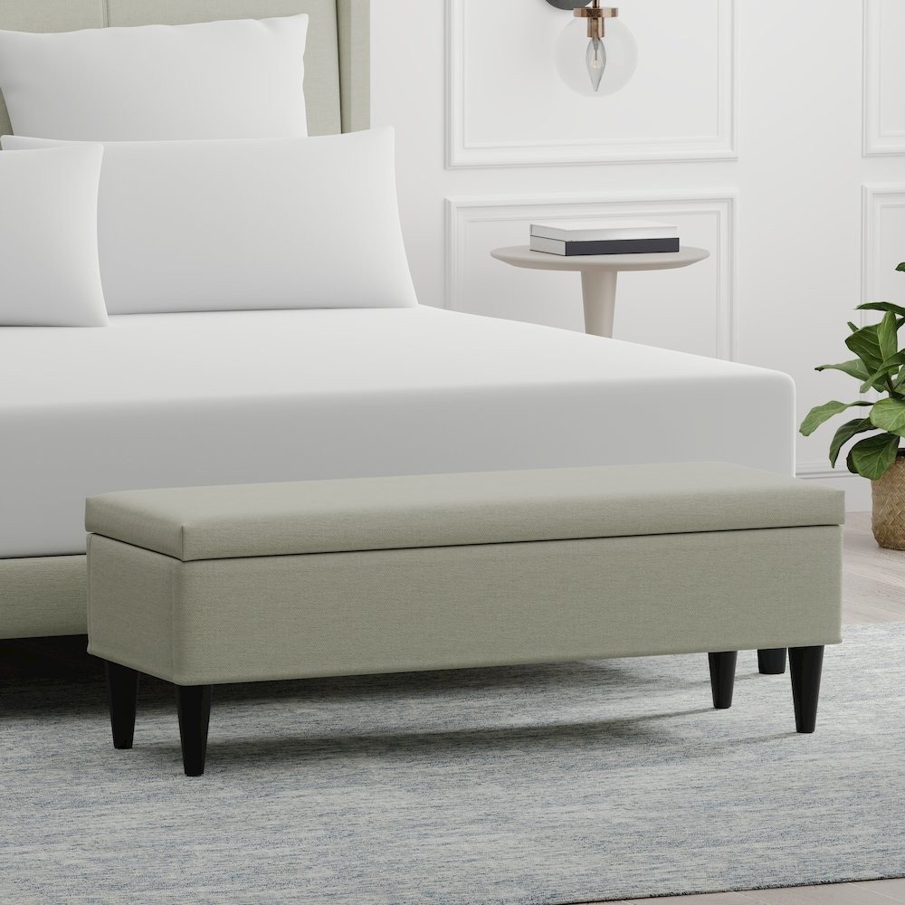 46" Storage Bench - Beige