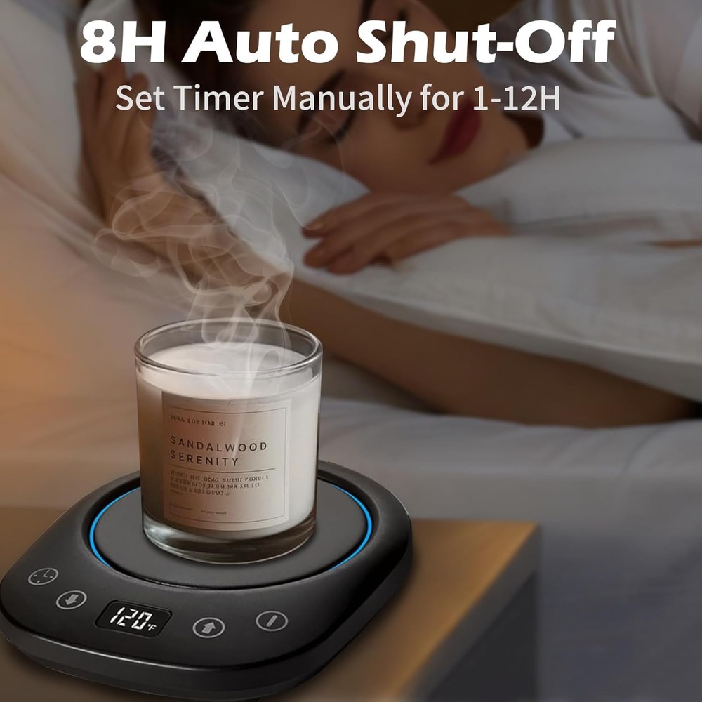 Coffee Mug Warmer, 7 Temp Settings 1-12H Timer & Fast Heating, Auto Shut Off Cof