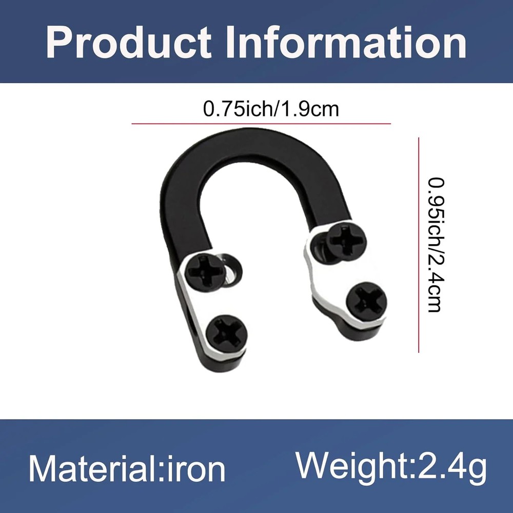 Archery D Loop 2 Set Metal U Nock Bow Release Aid Compound Hunting