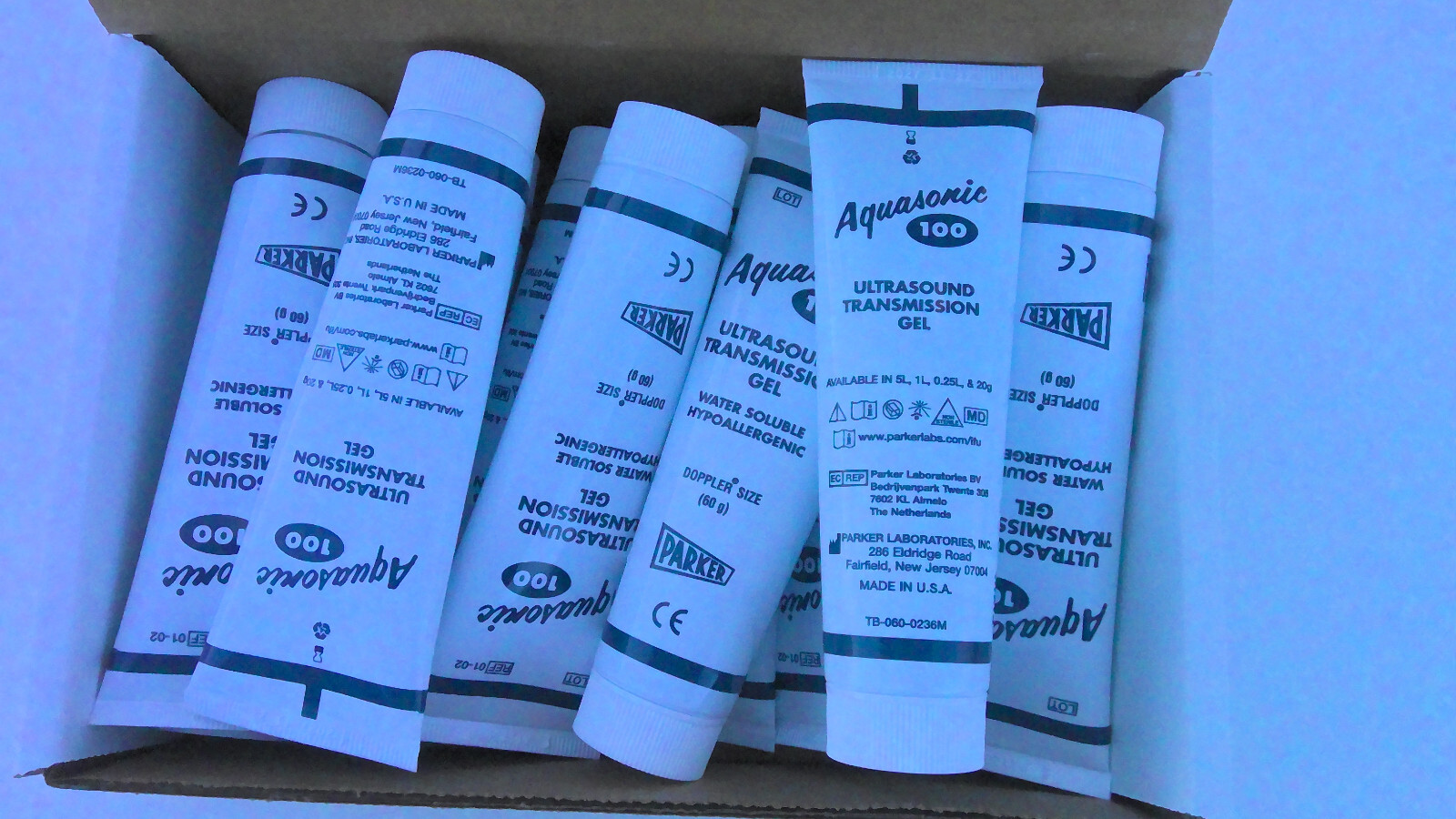 Aquasonic 100 ultrasound transmission gel parker water soluble pack of 12