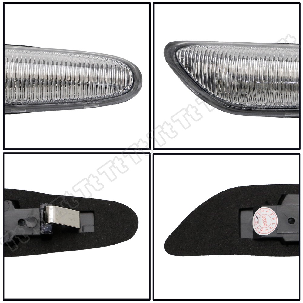 2x LED Sequential Side Marker Lights For BMW E46 E60 E61 E81 E82 E88 E90 E91 E92