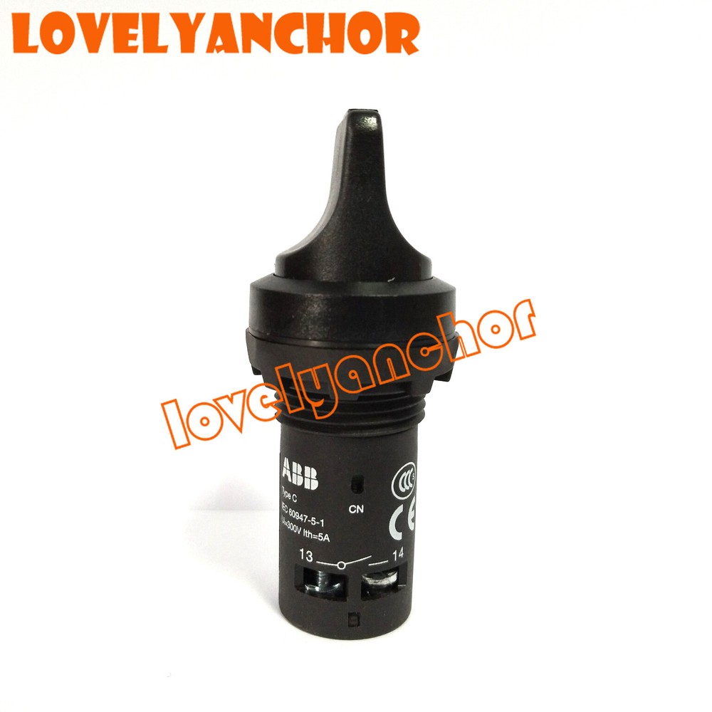 1PC ABB C2SS1-10B-20 2NO Compact Selector Switch 2-pos Fixed B&C Short handle