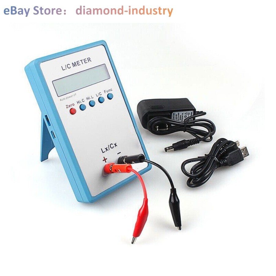 A LC200A L/C Meter Inductance Capacitance Digital Bridge LCR Table Blue Meter W