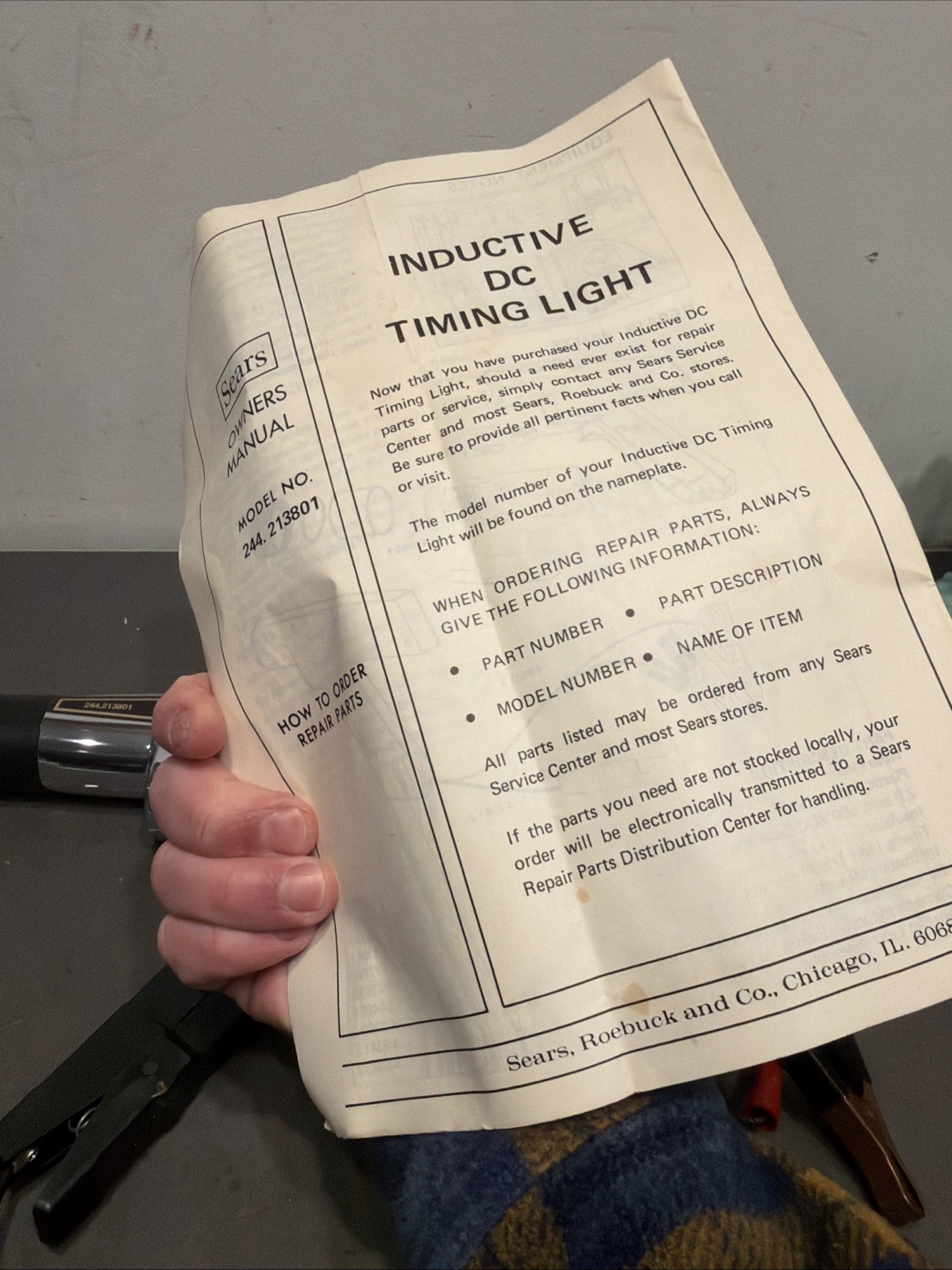 Sears Craftsman Inductive Timing Light