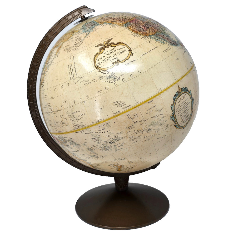 Vintage Replogle Globe World Classic Series 12"