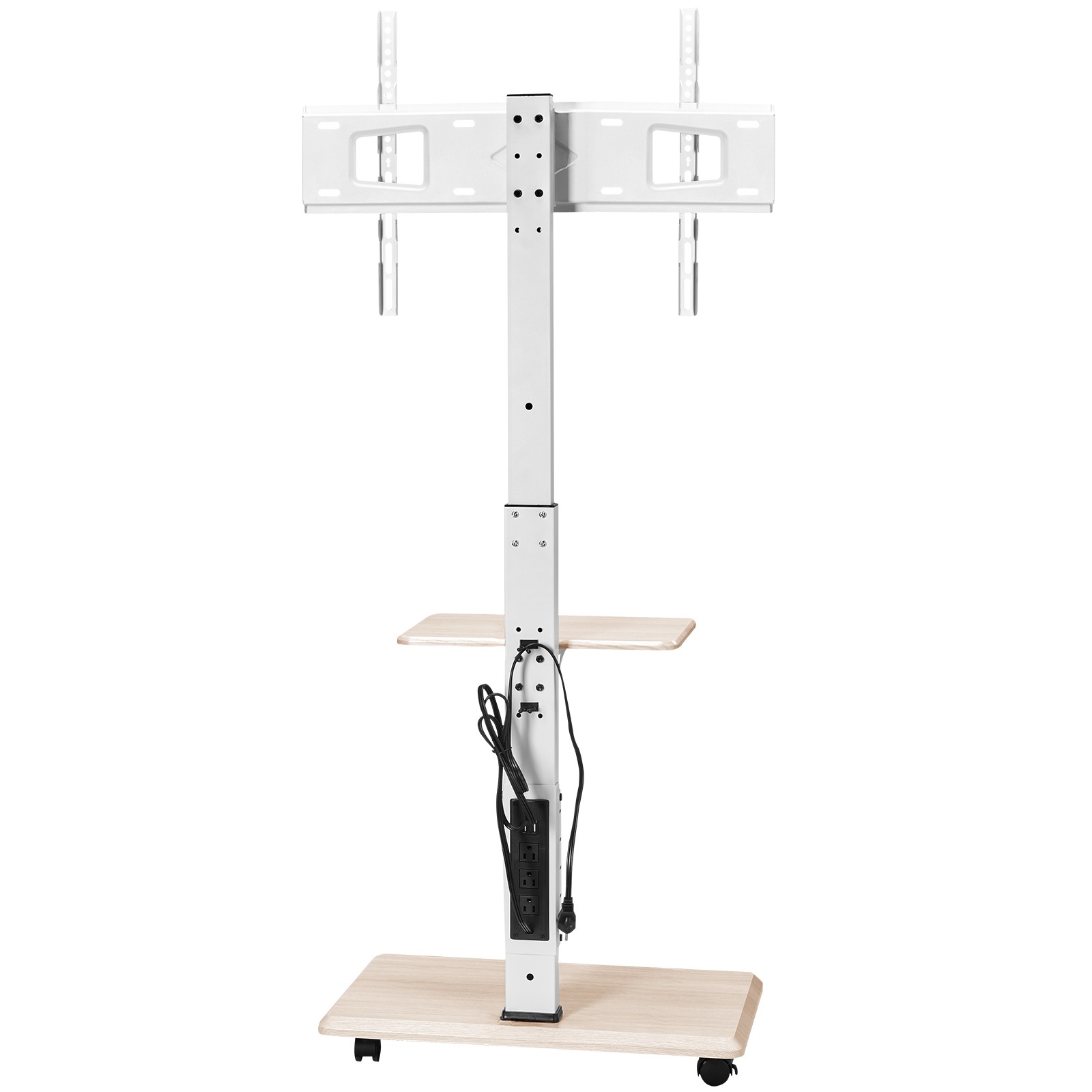 Rolling TV Stand Mobile TV Cart Holds Up to 88 lbs for 32-70 Inch Screens