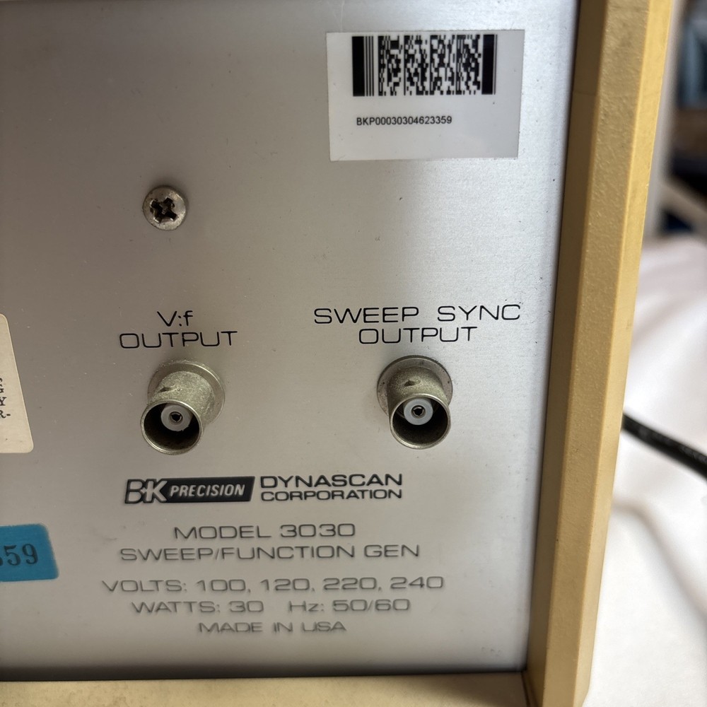 B+K Precision 3030 Sweep/Function Generator, Dynascan Corporation