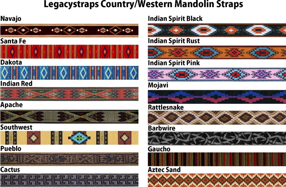 Legacystraps Mandolin Strap Ukulele Strap Musical Score Design