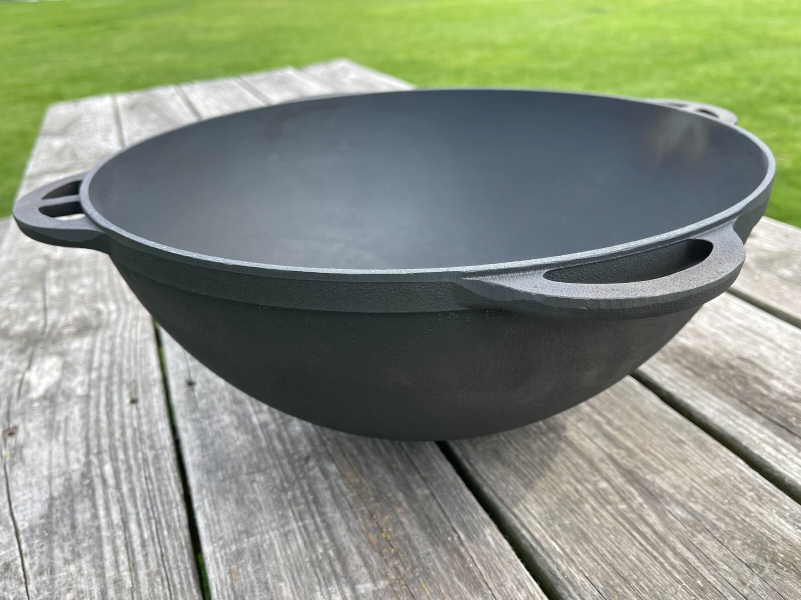 8L Cast Iron Cauldron Kazan WOK with Lid