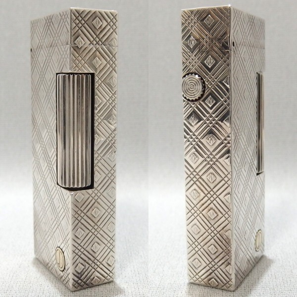 Dunhill Rollagas lighter Silver with box