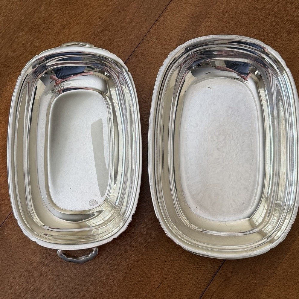 Reed & Barton 5001 Oval Silverplated Covered Serving Dish - Vegetable Dish