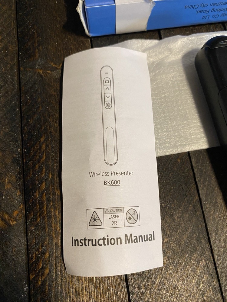 USB Wireless Presenter Remote Presentation Clicker For PowerPoint 2.4GHz Mac Win