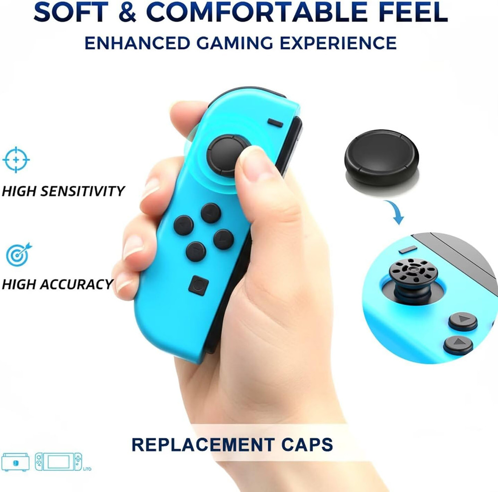 Joystick Replacement Cap Thumb Grip for Switch OLED & Switch Lite, Joystick Grip