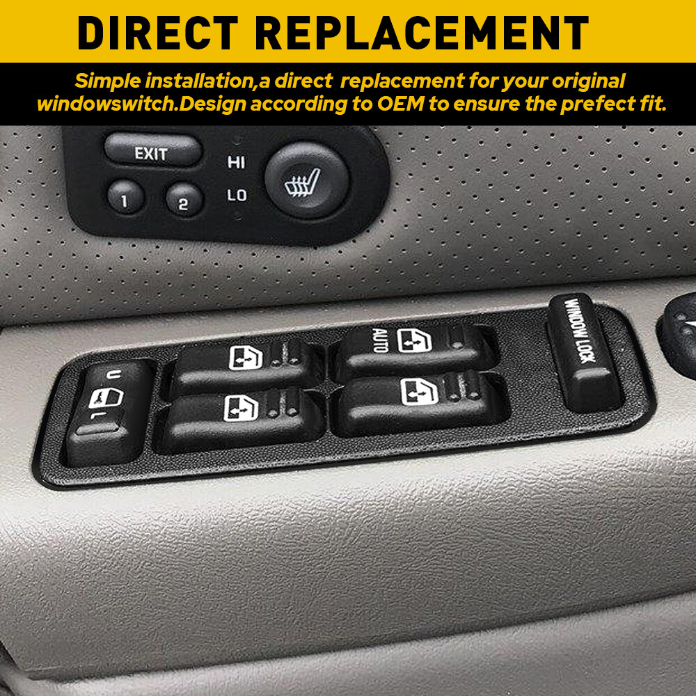 For 2000-2002 Chevy GMC Left Driver Side Master Power Window Door Switch Control