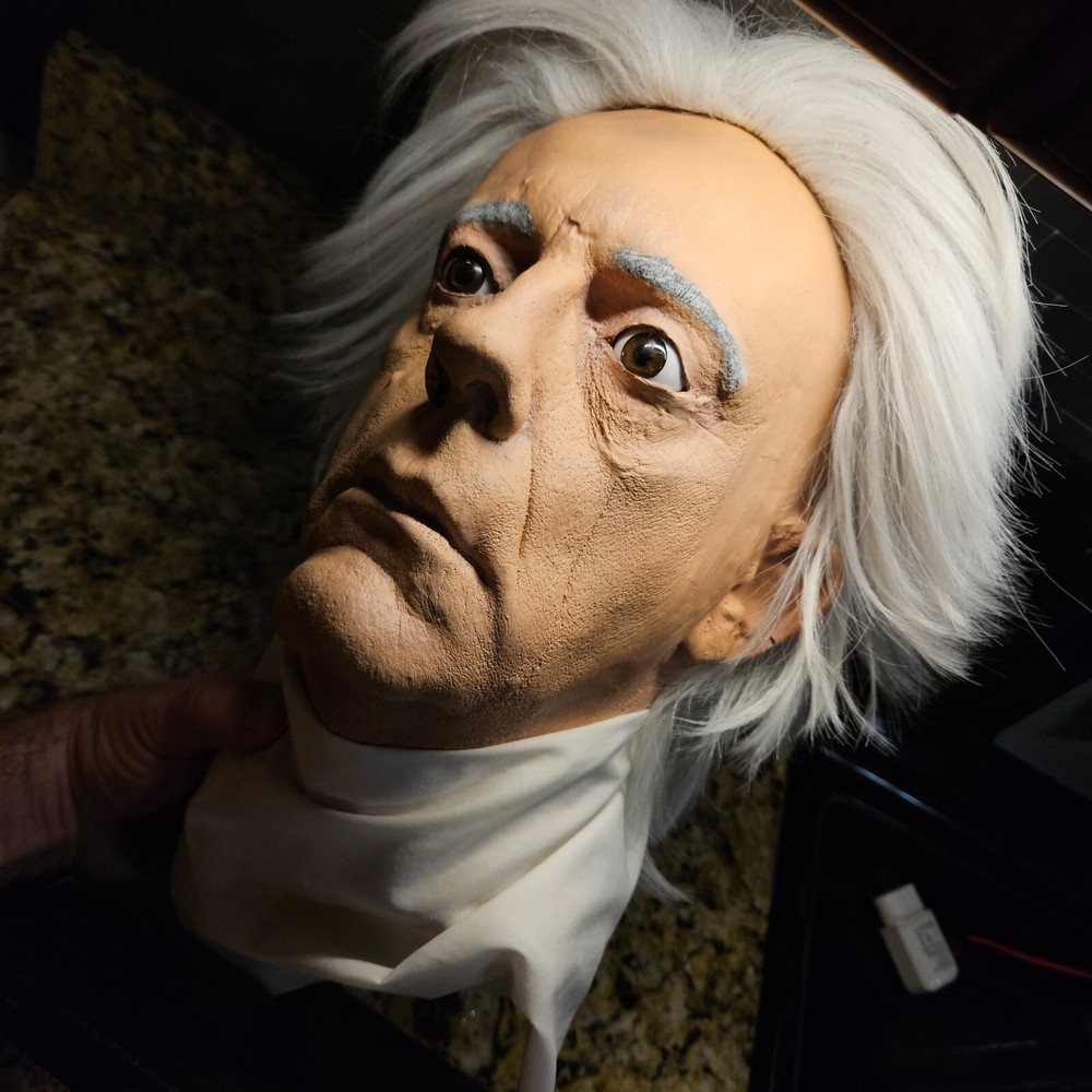 Doc Brown BACK TO THE FUTURE head bust