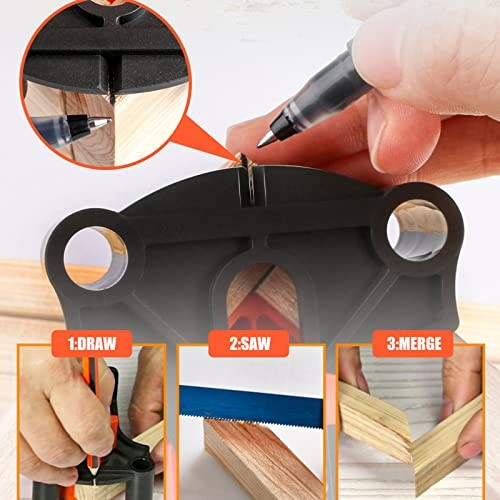Corner Clamp for Woodworking - 60/90/120° Multi-Angle Adjustable Spring Clamps