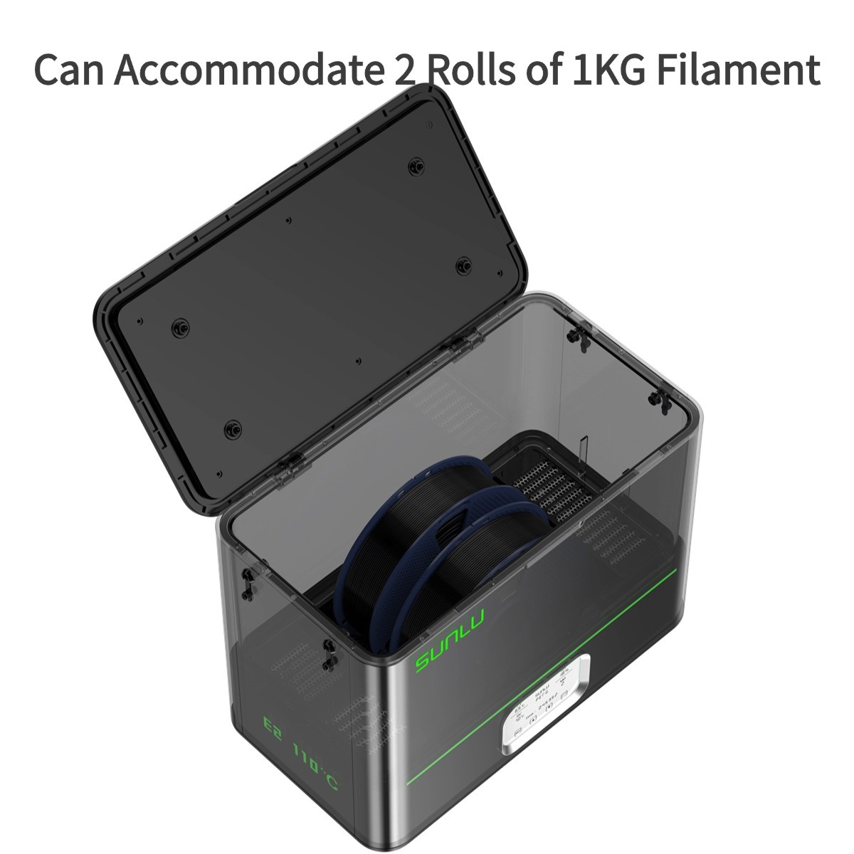 U23322 SUNLU FilaDryer E2 up to 110 Professional Drying Engineering Fila G3D