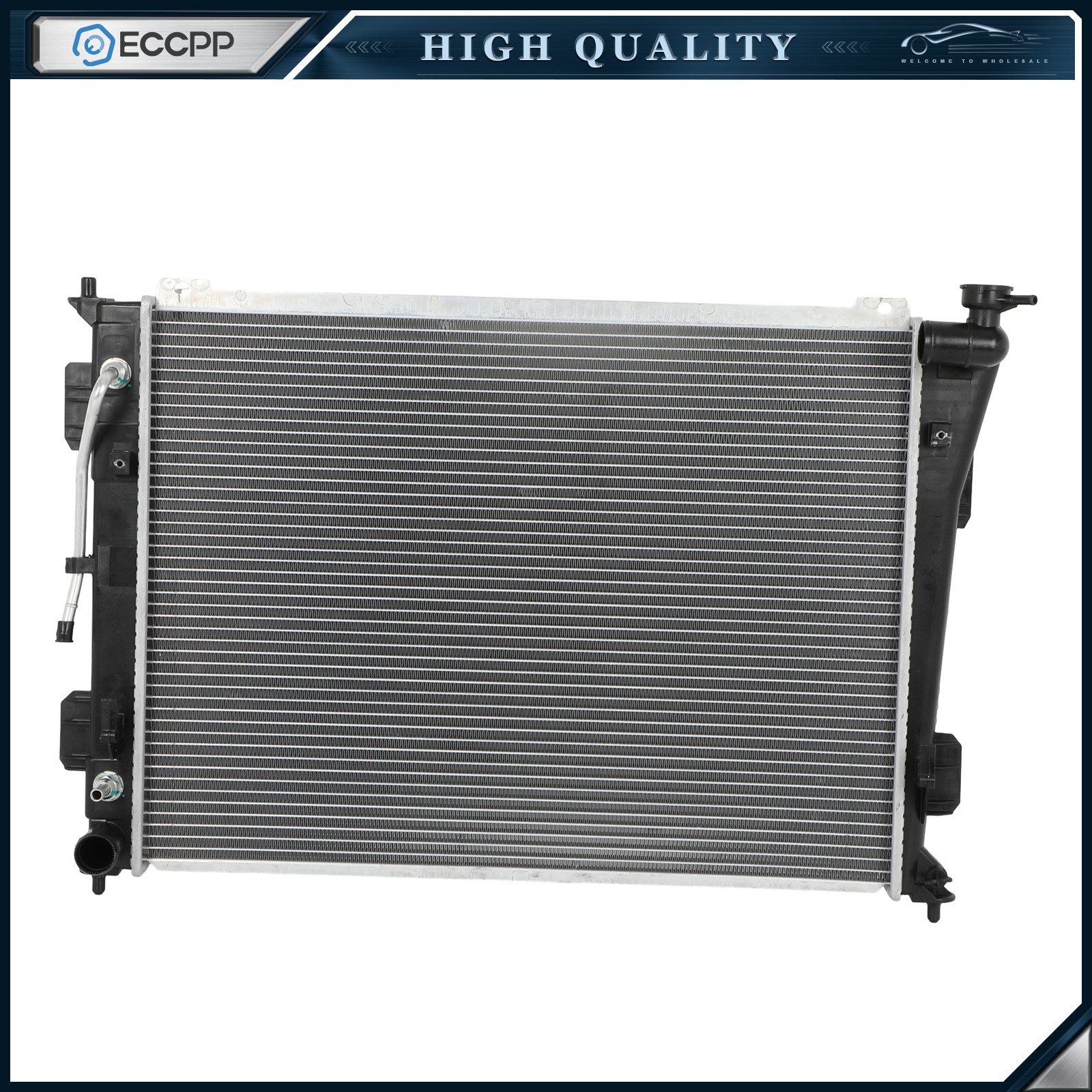 Aluminum Radiator for 2012-2014 Kia Optima Cadenza Hyundai Sonata Azera 2.4L