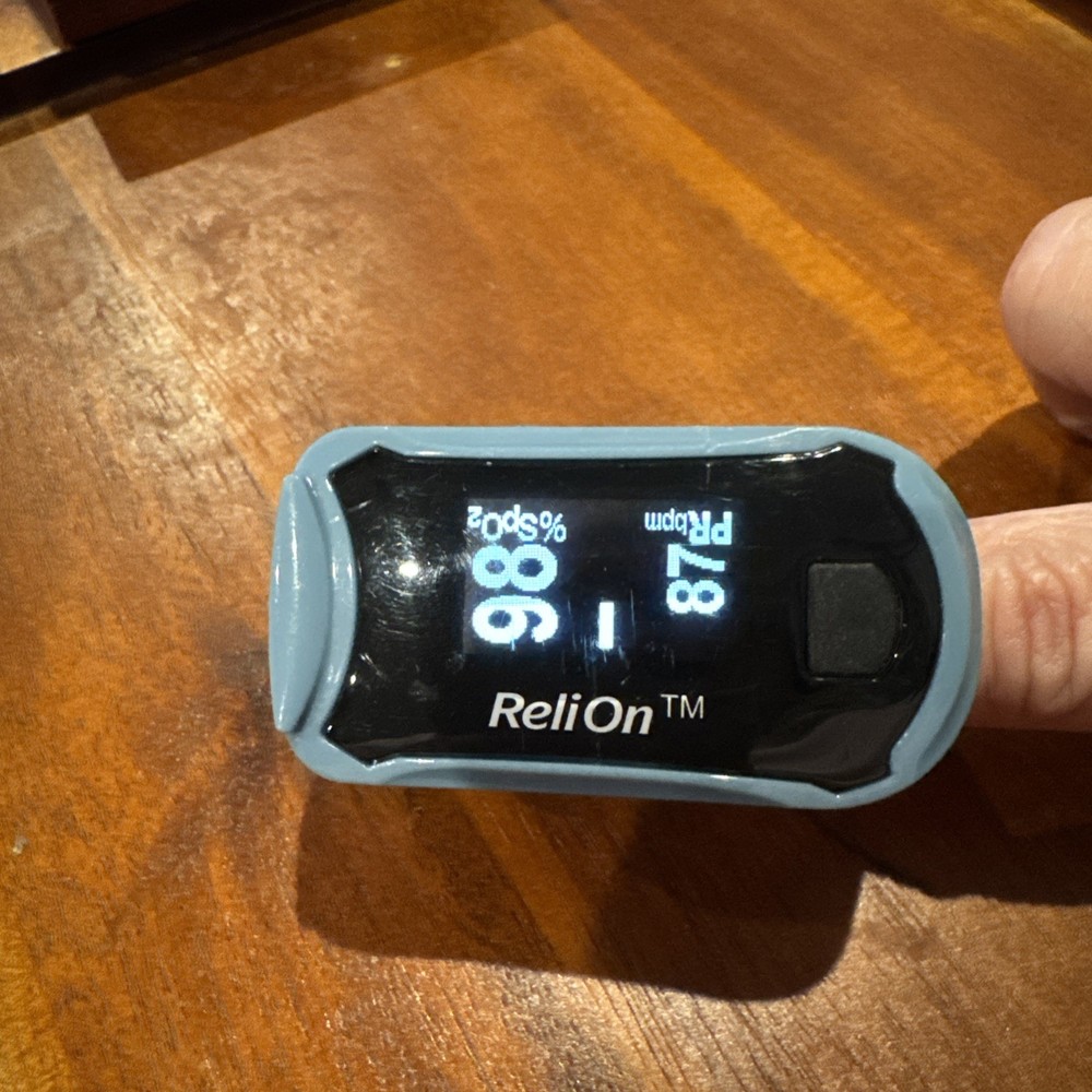 ReliOn Pulse Oximeter Model C29 With Case