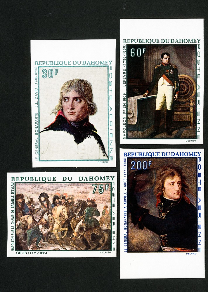 Dahomey Stamps # C97-100 Imperf OG NH