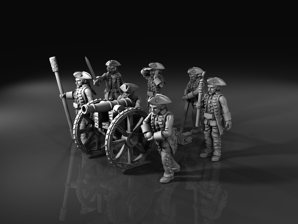 7YW Swedish Artillery Crew
