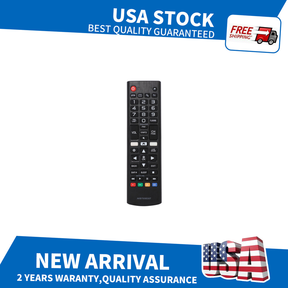 For Multiple LG TV Models Replacement Remote Control AKB75095307