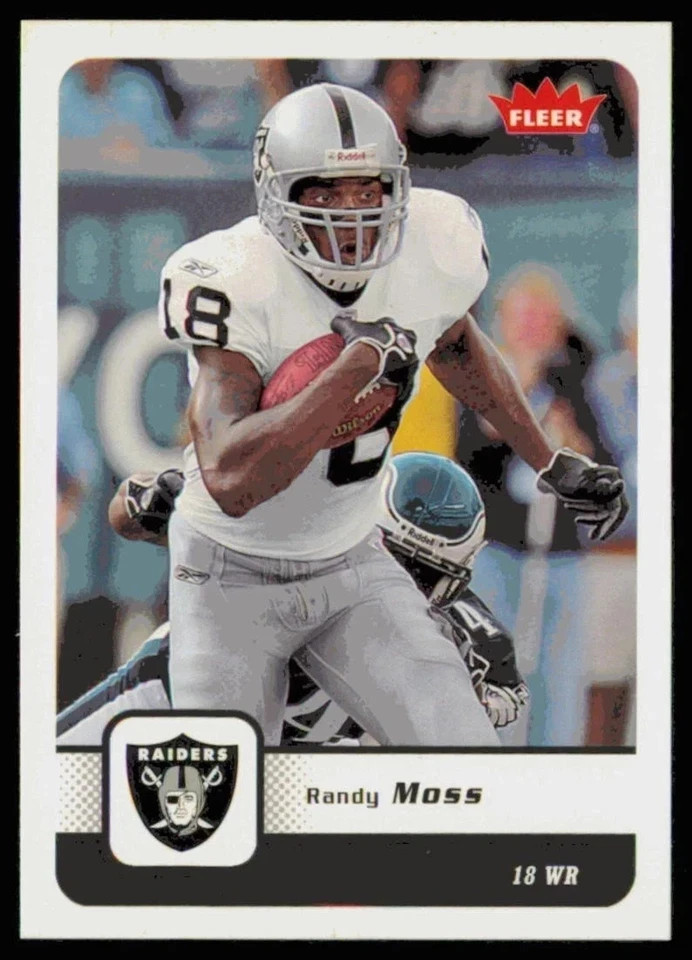 !!!     RANDY MOSS  FLEER  FOOTBALL CARD $$