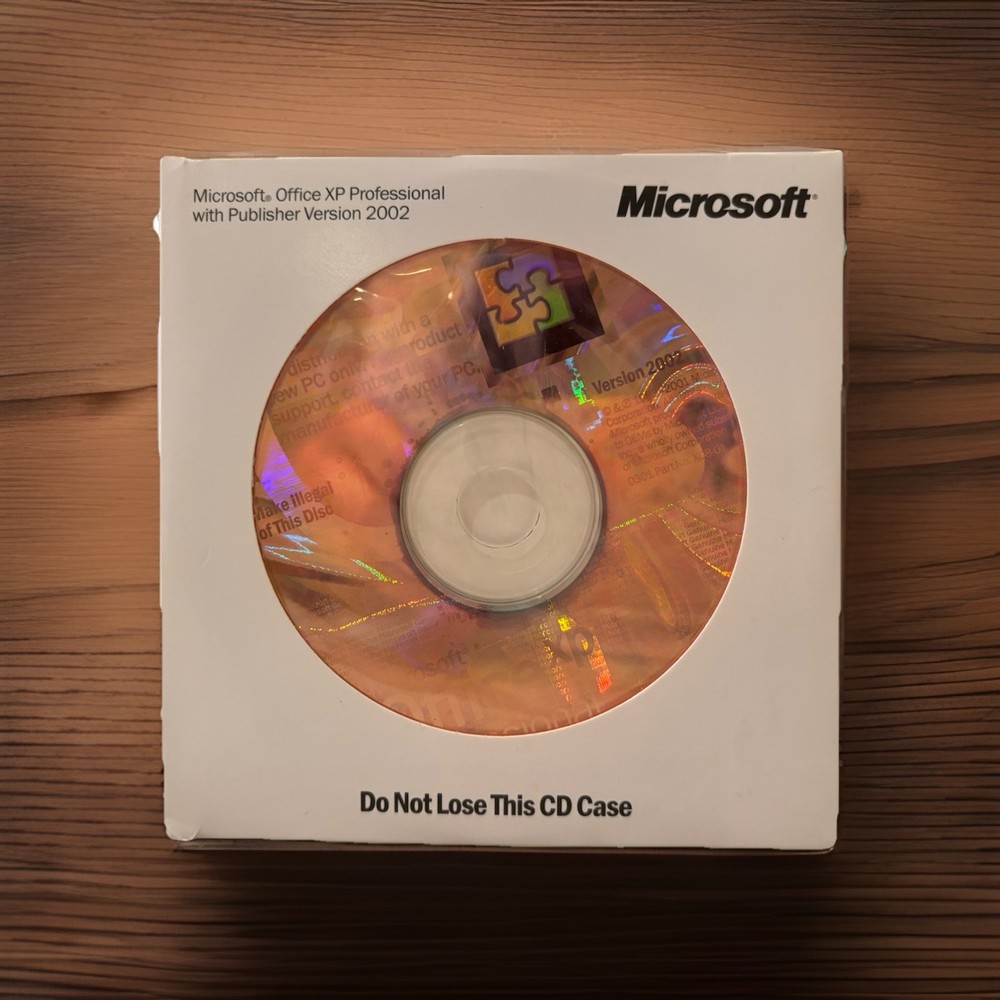 Microsoft Office XP Professional With Publisher Version 2002 + 2 Product Keys