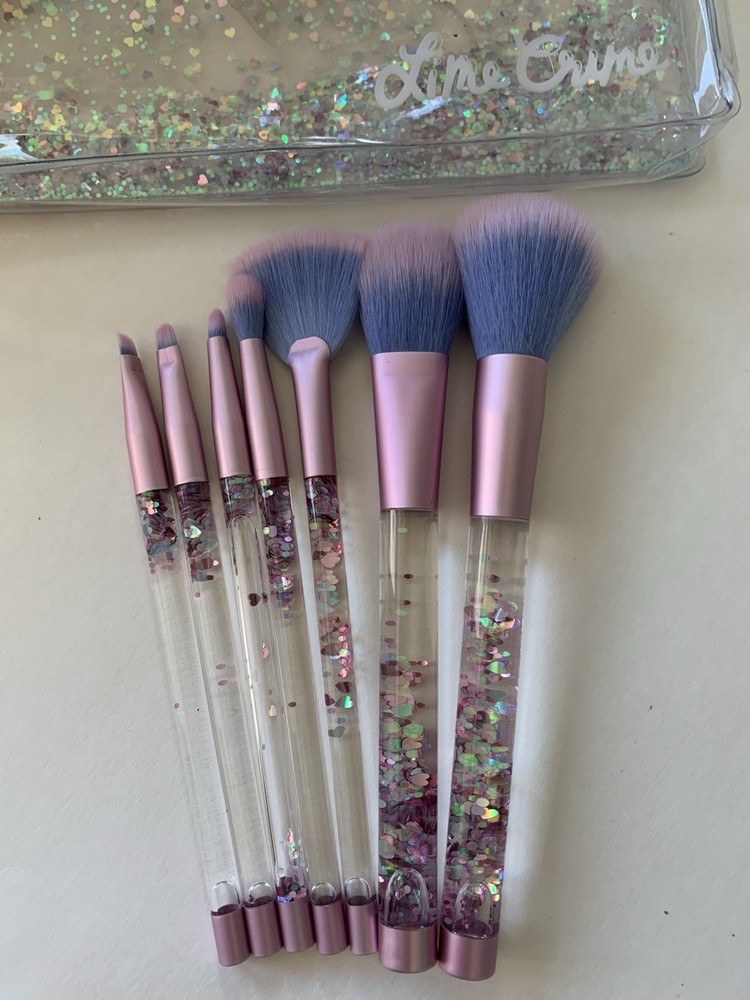 Lime Crime Aquarium Glitter Brush Set