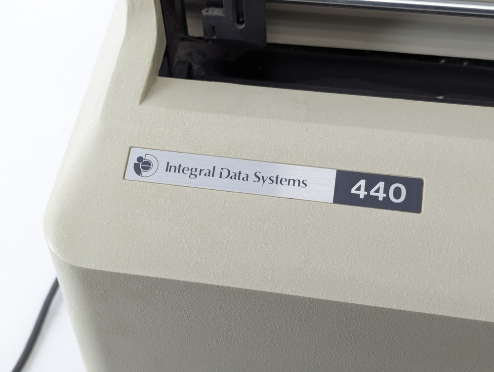 Integral Data Systems IDS PAPER TIGER Printer Model 440 Vintage Impact Printer