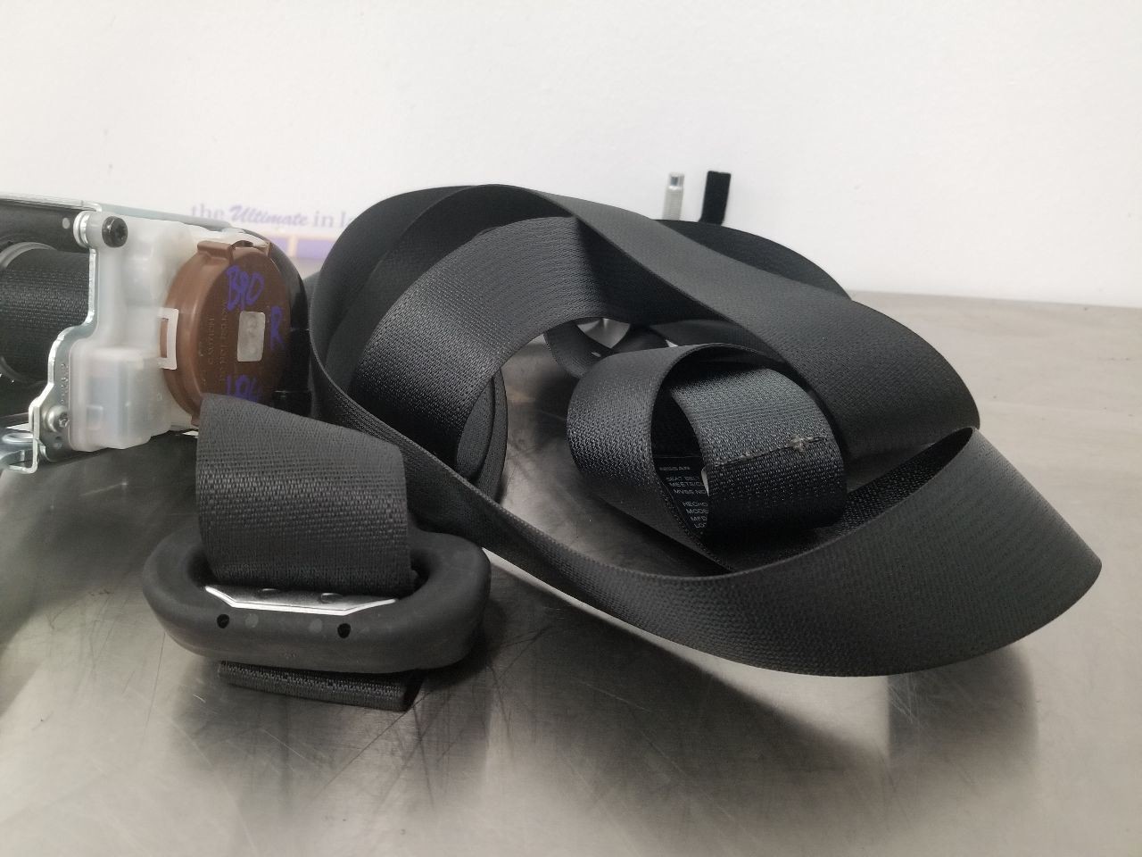 22 2022 NISSAN FRONTIER CREW PASSENGER RIGHT FRONT SEAT BELT RETRACTOR BLACK