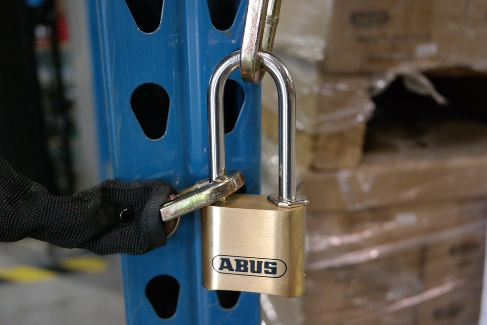ABUS 180/50 Solid Brass Combination Padlock Long Stainless Steel Shackle 2.5"
