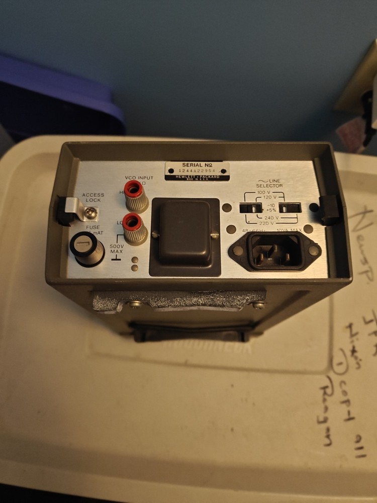 Hewlett Packard HP 3311A Function Generator - NOT TESTED