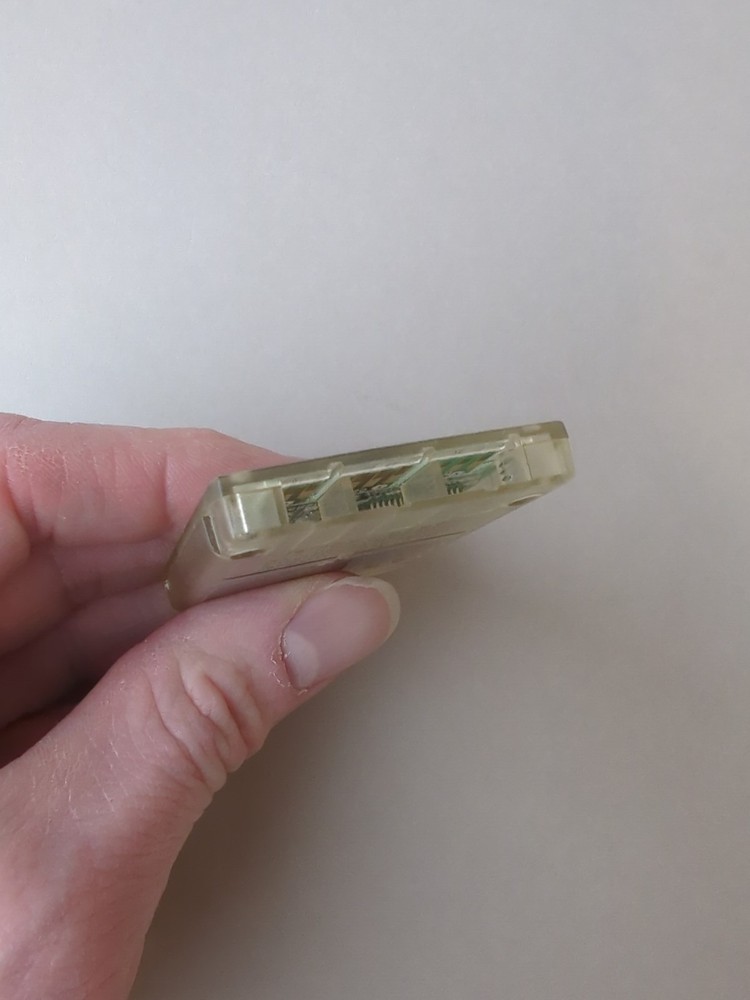PlayStation 1 OEM Clear Memory Card